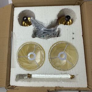 Maxim Lucent Two Light Wall Sconce with Heritage Finish – Single Light 2-E12 Can